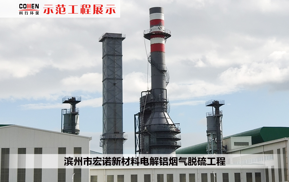 濱州市宏諾新材料電解鋁煙氣脫硫工程